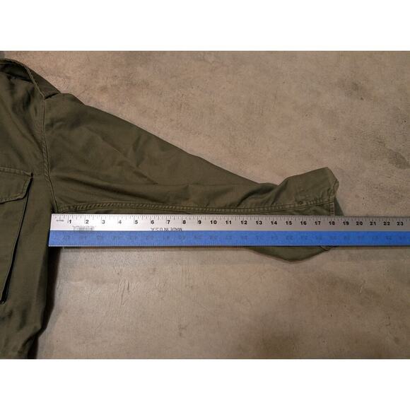 VTG 1960s U.S. ARMY M-65 Field Jacket Coat Cold Weather OG-107 Vietnam Scovile - Picture 16 of 16